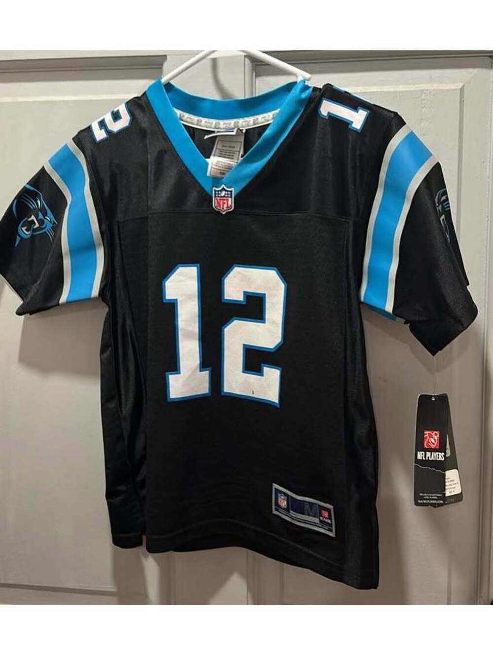 New NFL Carolina Panthers DJ Moore jersey size medium youth